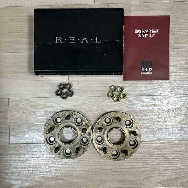 ワイドトレッドスペーサー 15mm REAL PCD114 5H トヨタ KS−5215 ハブセンター径 Φ60 M12