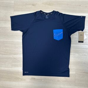 NIKE ナイキ メンズ 水泳 Tシャツ ネイビー Lサイズ 未使用