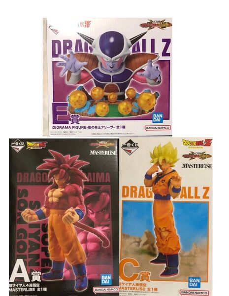 一番くじ ドラゴンボール VSオムニバスCROSS A賞 C賞 E賞 3種セット