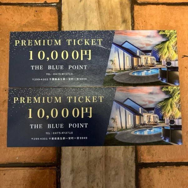 THE BLUE POINT ブルーポイント ヴィラ 宿泊割引券 2万円分