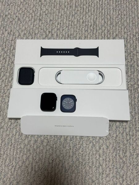 Apple Watch series 8 45mm GPSモデル ミッドナイトブラックアルミニウムケース
