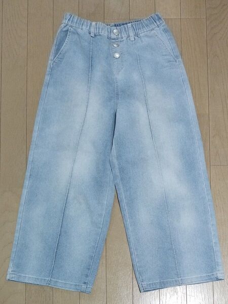 150 デニムワイドパンツ