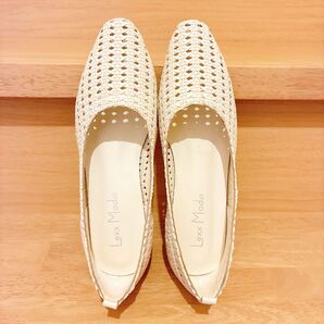 ほぼ新品/RORE BUD 38(24.0cm)メッシュパンプス 靴 パンプス