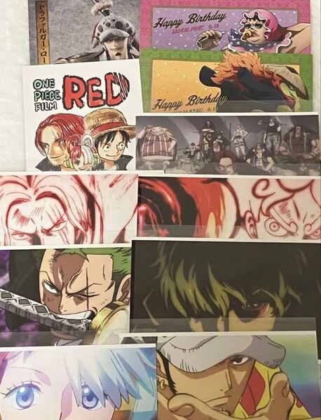ONE PIECE FILM RED 入場者特典 ワンピースカード まとめ売り