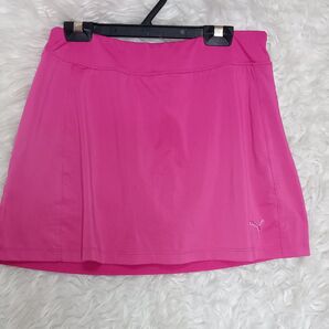 66 PUMA ゴルフスコート ピンク レディース