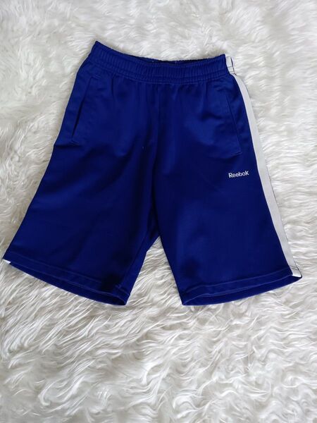 32 Reebok ハーフパンツ ブルー メンズ スポーツウェア Sサイズ
