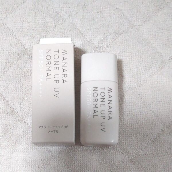 マナラ トーンアップUV (ノーマル) SPF50+ PA++++ 『ファンデいらず マスクにつきにくい 日焼け止め』 30mL