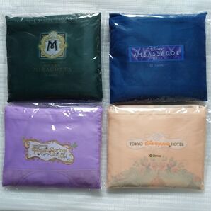 ディズニーホテルエコバッグ ファンタジースプリングスホテル ホテルミラコスタ ディズニーランドホテル ホテルアンバサダー