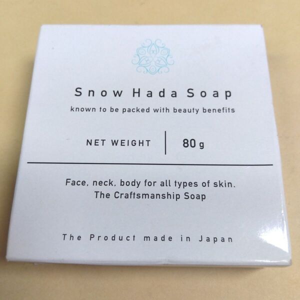 Snow Hada Soap スノハダソープ わくねり化粧石けん 80g