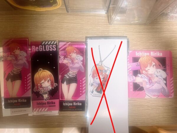 一条莉々華4点セットファミマ限定 GIGO限定 後半 クリアしおり コースター ホロライブ ReG2SSGiCOキャンペーン