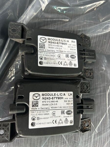 MAZDA ロードスター(ND5RC)ブラインドスポットモニター センサー 中古