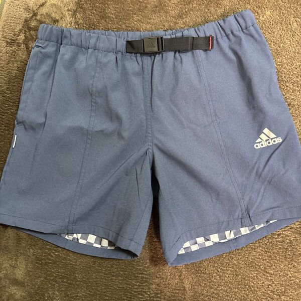 adidas ハーフパンツ ブルー系 メンズ スポーツ