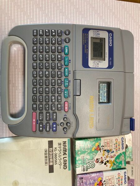 CASIO ネームランド KL-560 本体 & テープ4個セット