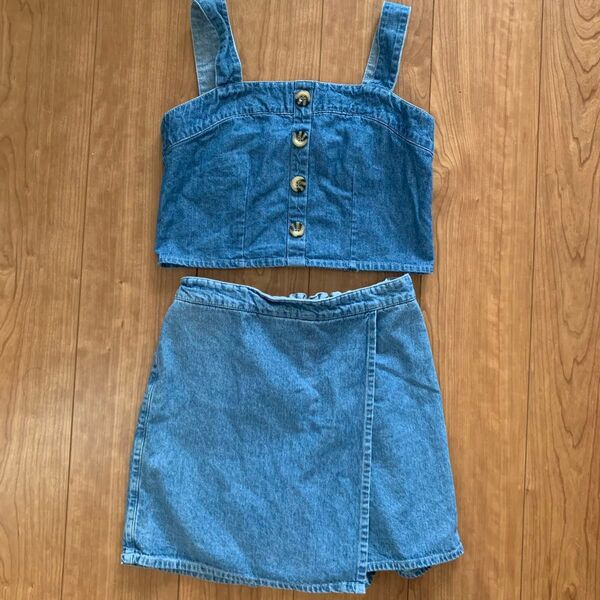 ラブトキックス デニムセットアップ☆サイズ160