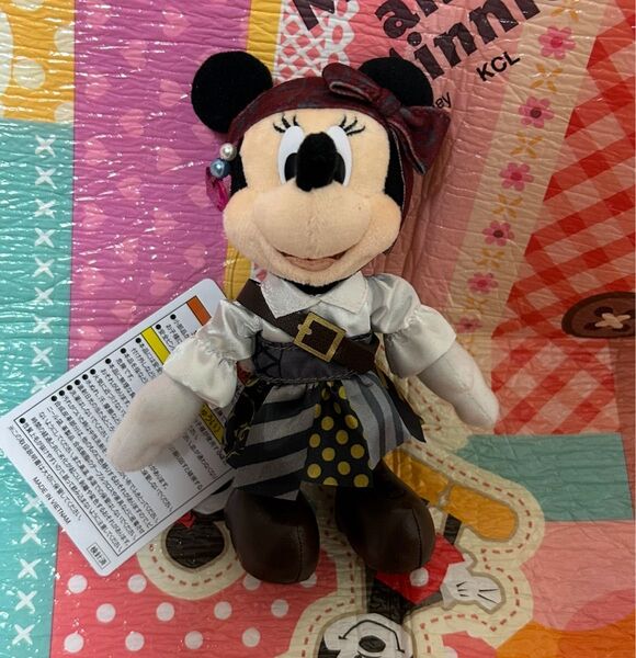 ディズニー パイレーツオブカリビアン ミニー ぬいぐるみバッジ