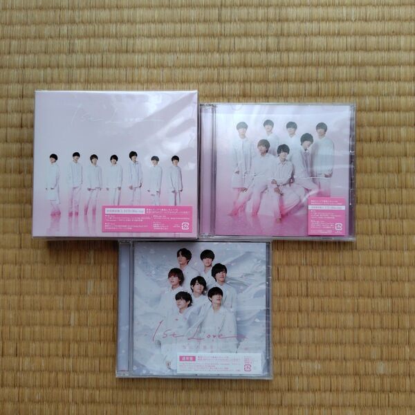 CD+Blu-ray なにわ男子 1st LOVE 3セット