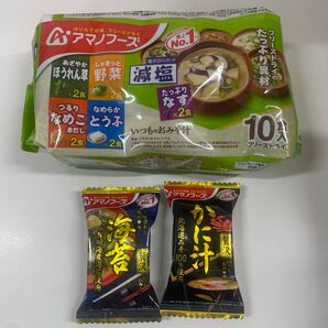 アマノフーズ味噌汁 10食+2食