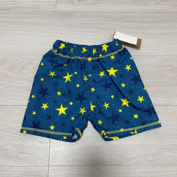 80cm 星柄 水着 メッシュインナー付き海パン サーフパンツ 男の子