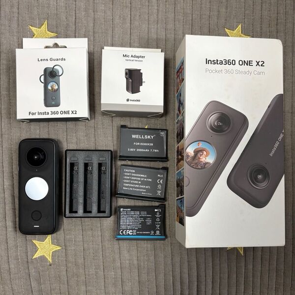 【ガラスコーティング済】Insta360 One X2