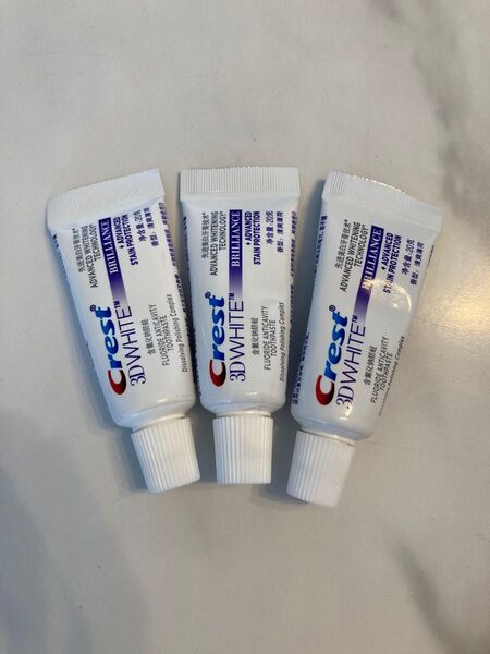 Crest 3D White ホワイトニング歯磨き粉 20g × 3本