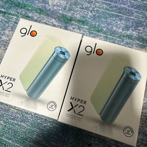 2個セット 新品 glo hyper X2 グローハイパーエックスツー ミントブルー デバイス 本体