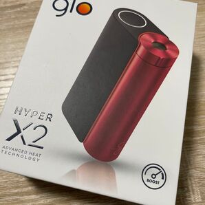 新品 glo hyper X2 グローハイパーエックスツー ブラックレッド デバイス 本体