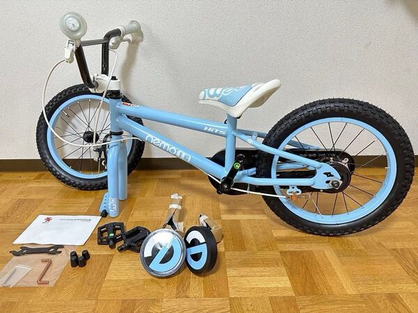 子供用自転車16インチ 取り外し補助輪付き 男の子 女の子 キッズバイク