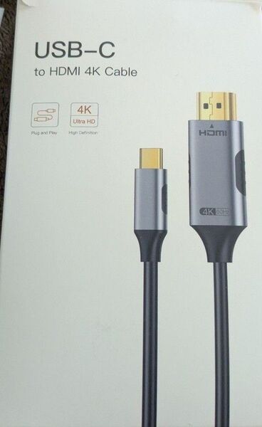 KIUDTH HDMI TYPE-C 変換ケーブル タイプC HDMI