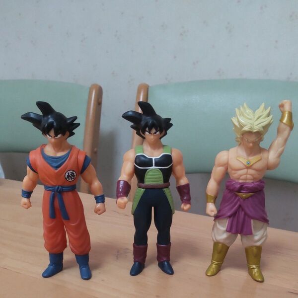 ドラゴンボール悟空ソフビミニBANDAI3体セット2008年製