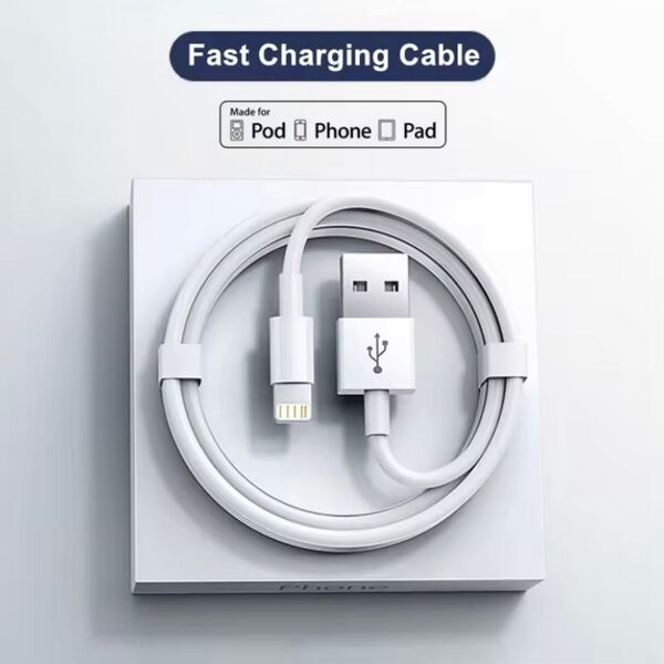USB Lightningケーブル iPhone 高速充電 1m ライトニング 充電確認済