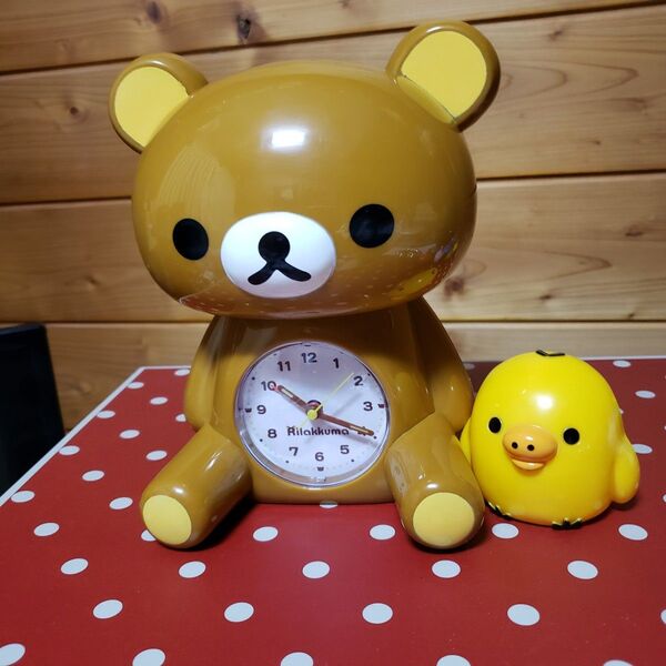 リラックマ キイロイトリ 置き時計