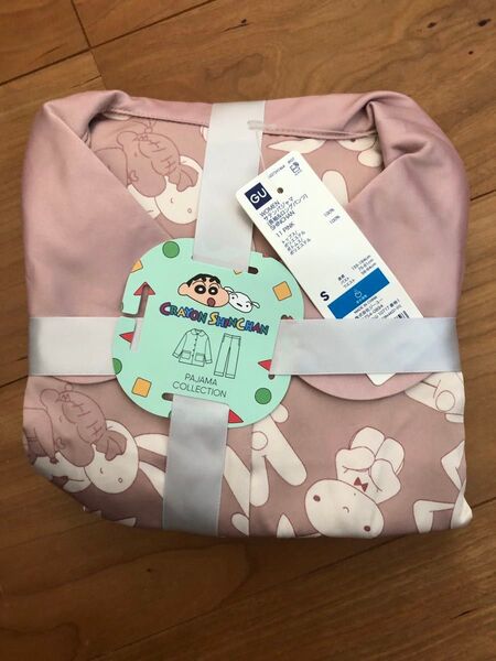 gu クレヨンしんちゃん パジャマ 新品s ねねちゃん うさぎ ピンク セットアップ