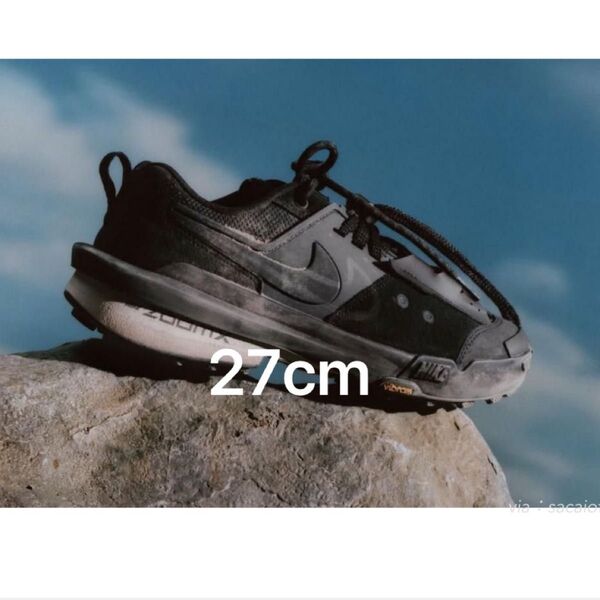 sacai × Nike Zegamadome "Black" 27cm