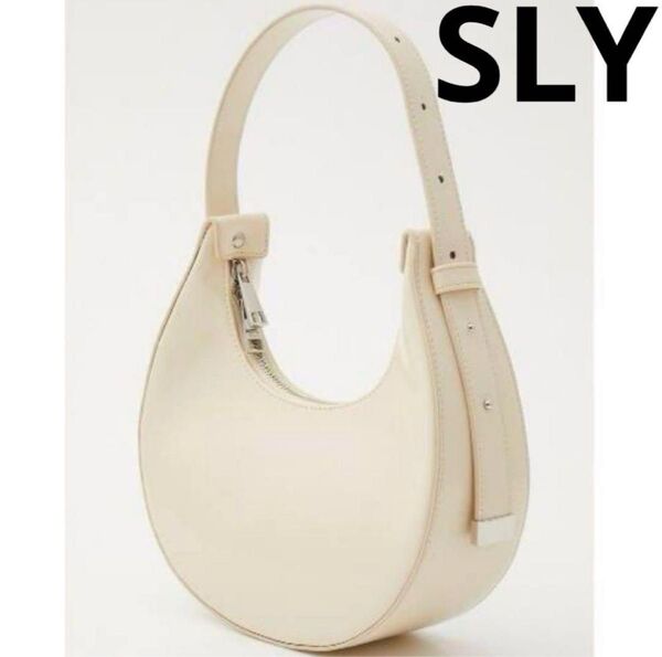 美品☆SLY☆ ENAMEL CIRCLE BAG エナメル サークル バッグ 肩掛け ハンドバッグ ショルダーバッグ
