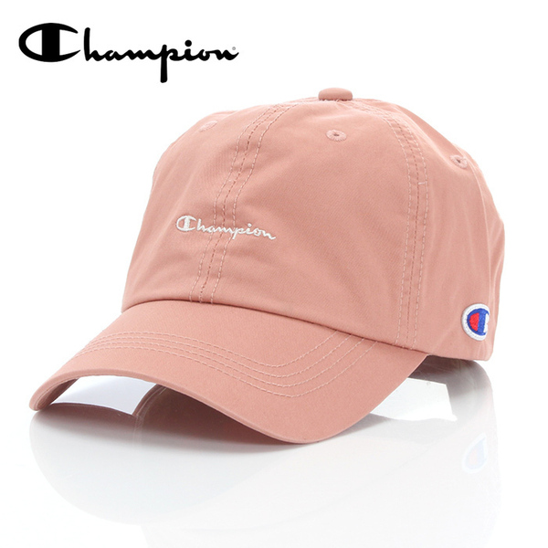 【新品】チャンピオン キャップ 帽子 レディース メンズ キッズ CHAMPION ピンク ブランド ローキャップ ロゴ 浅め フリーサイズ 送料無料