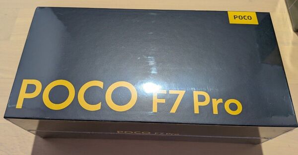 【新品未開封】POCO F7 Pro Black 12/512GB