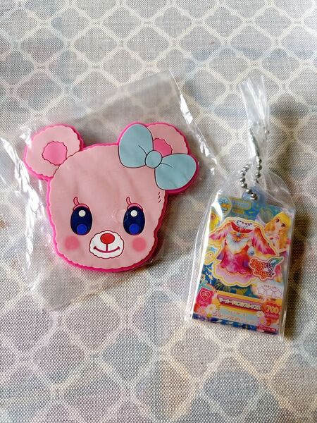 アイカツ ガチャガチャ 星宮いちご エンジェリーシュガー エンジェリーベア 星座ドレス キーホルダー アクリルチャーム