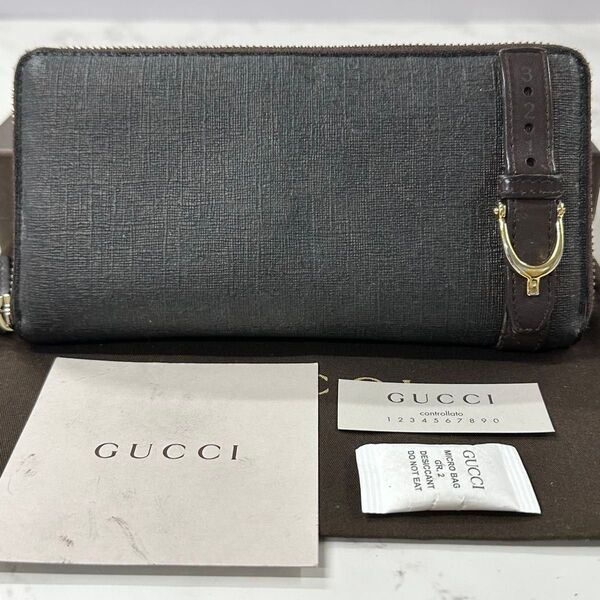 超良品! グッチ GUCCI 財布 長財布 GGスプリーム ラウンドファスナー