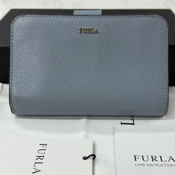 新品同様! フルラ FURLA バビロン バイカラー 財布 二つ折り 折り財布