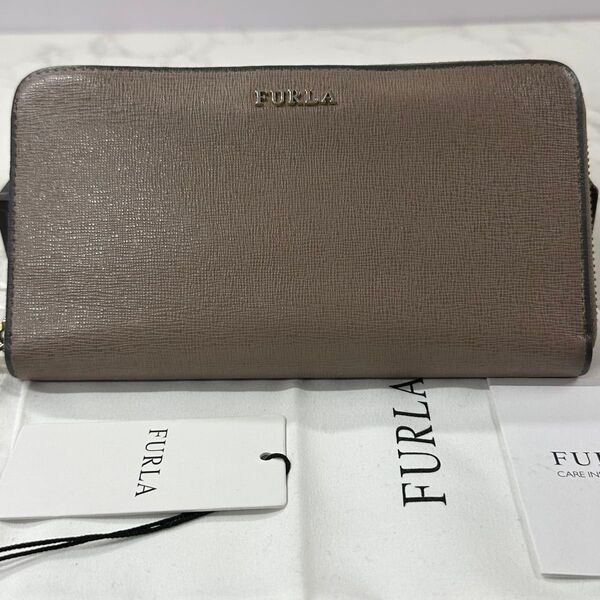 超良品! フルラ FURLA バビロン 財布 長財布 ラウンドファスナー
