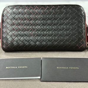 超良品! ボッテガヴェネタ BOTTEGA VENETA 財布 長財布 イントレチャート ラウンドファスナー