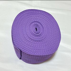 軽量ポリプロピレンウェビングストラップ 10ヤード バックパックストラップ バンド パープル アウトドア用荷物ストラップ