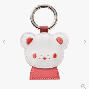 新品 familiar ネームホルダー PK トムくん キーホルダー ファミリア