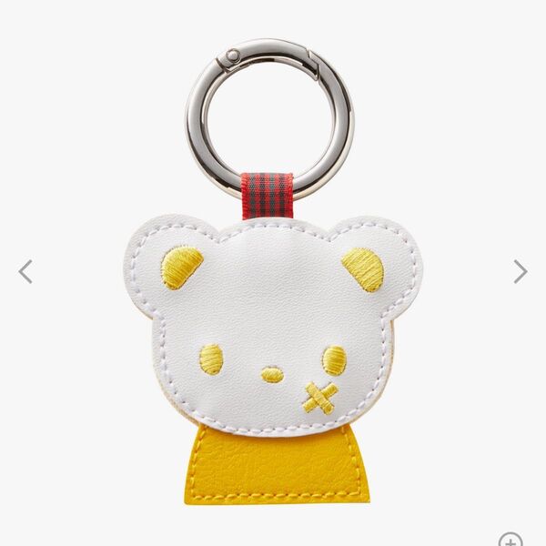 新品未使用familiar ネームホルダー イエロー(YE):ケンちゃん キーホルダー