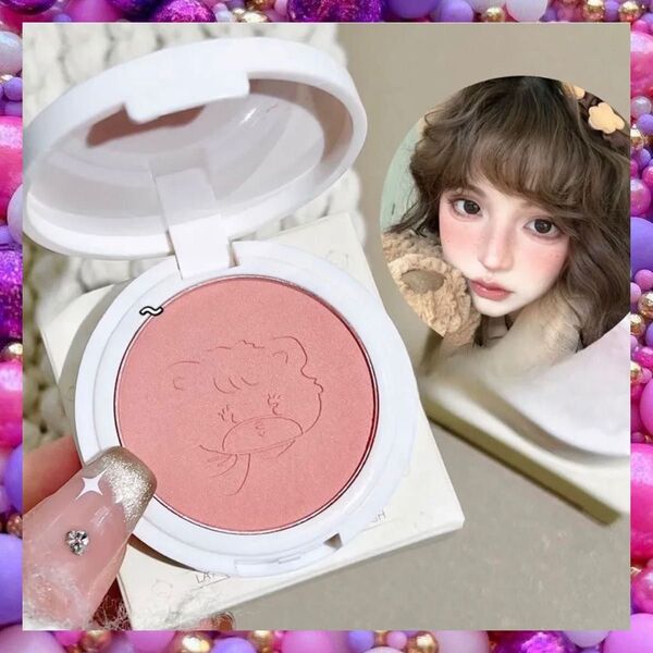 中国コスメ チーク mikkoラテ