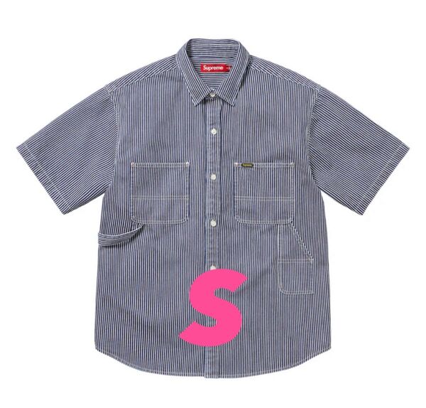 Supreme Loose Fit S/S Denim Painter Shirt "Stripe"