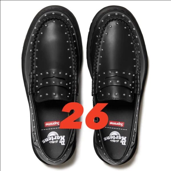 Supreme × Dr.Martens Studded Penton Loafer "Black"