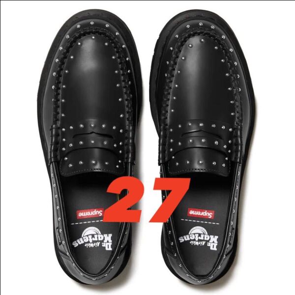 Supreme × Dr.Martens Studded Penton Loafer "Black"