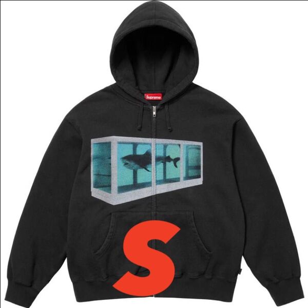 Supreme x Damien Hirst Zip Up Hooded Sweatshirt "Black"
