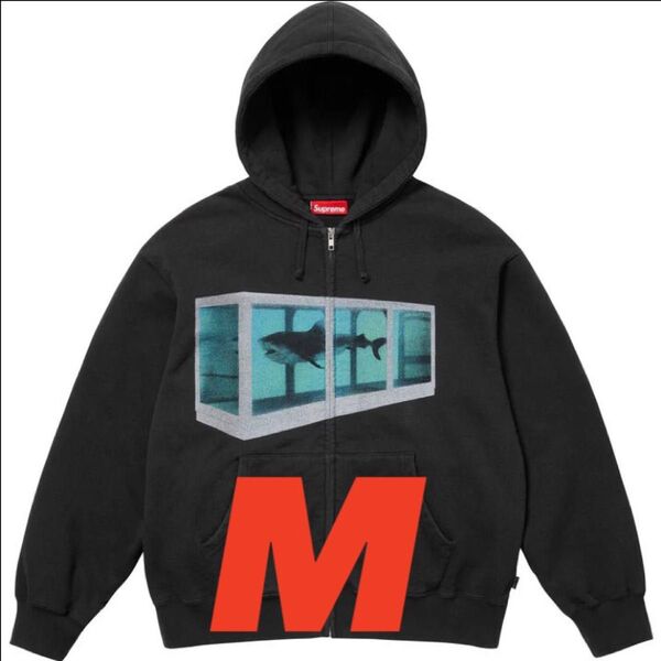 Supreme x Damien Hirst Zip Up Hooded Sweatshirt "Black"